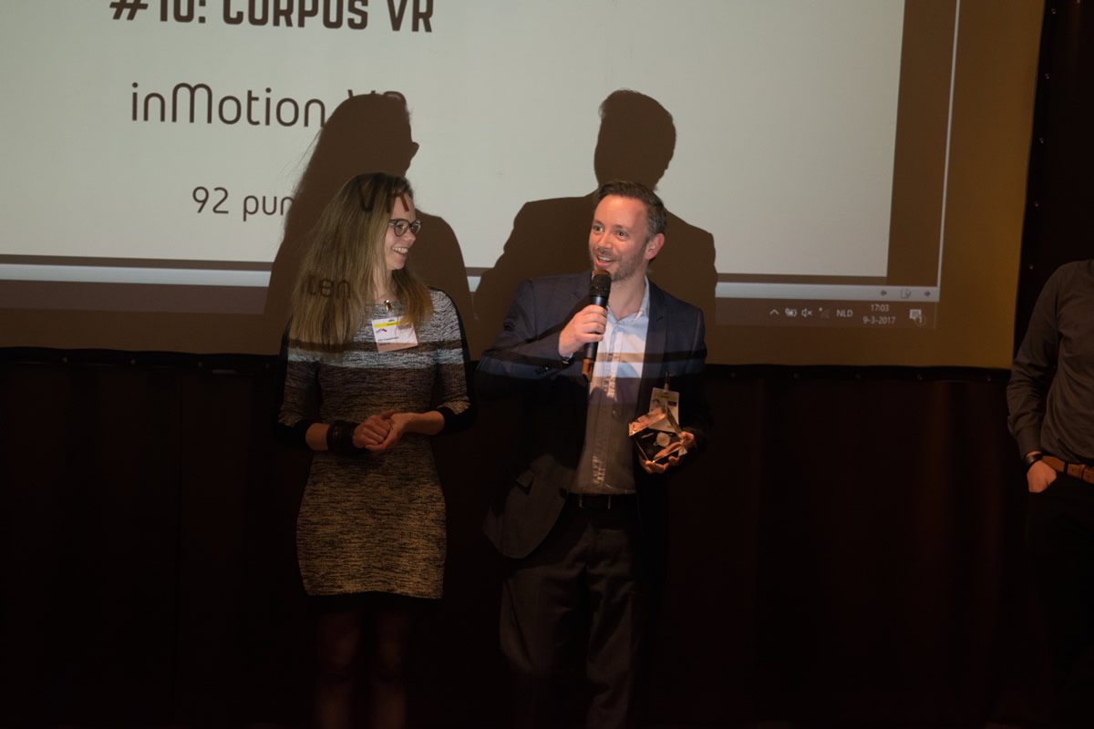 Dutch VR Awards 2017 winnaar Corpus VR door  inMotion VR